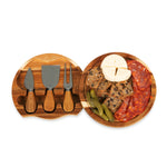 Picnic Time Wall-E - Acacia Brie Cheese Cutting Board & Tools Set