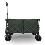 Picnic Time Wilderness All-Terrain Folding Wagon Moss Green