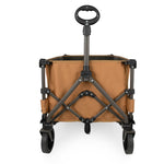 Picnic Time Wilderness Collapsible Folding Wagon Brown & Gray