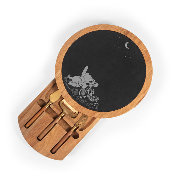 picnic time Winnie the Pooh - Insignia Acacia and Slate Serving Board with Cheese Tools