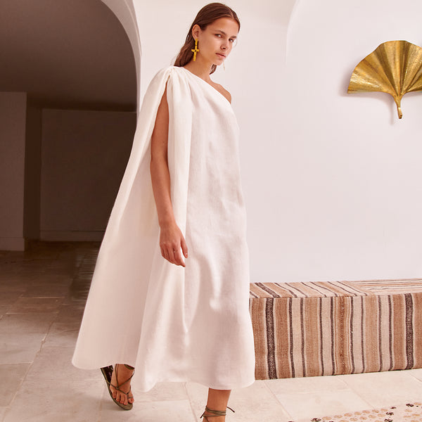 piece of white Aesop Dress Coconut