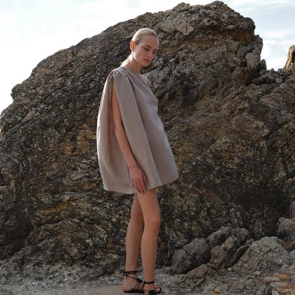 piece of white Aesop Mini Dress Moon