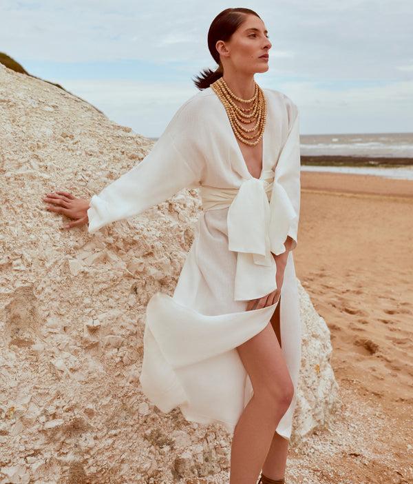 Piece Of White Amara Dress Coconut