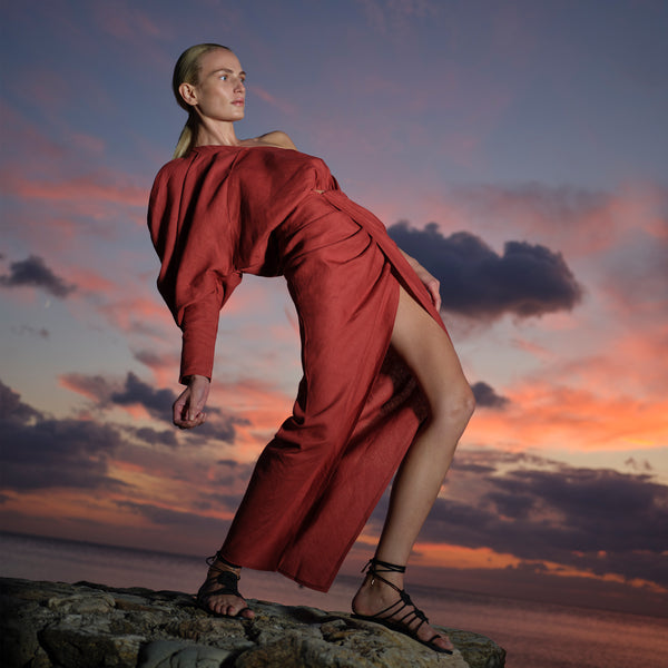 Piece Of White Amy Skirt Cranberry