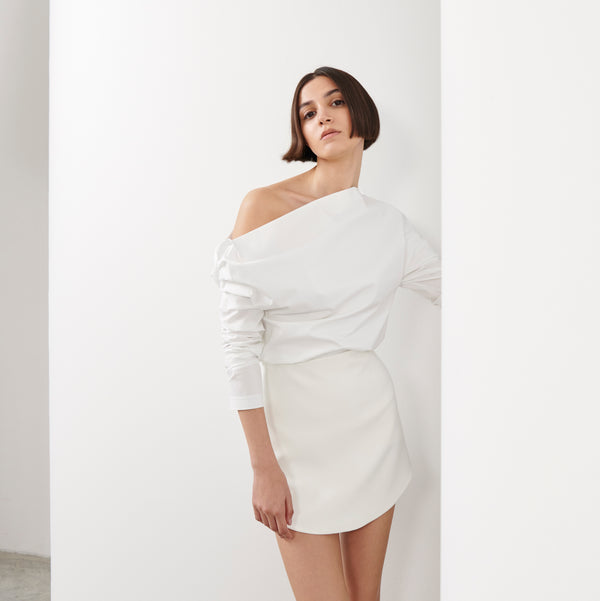 piece of white Anette Shirt Coconut