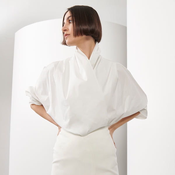 piece of white Ashley Shirt Coconut