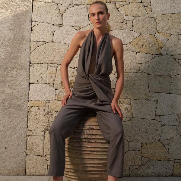 Piece Of White Athena Jumpsuit Stone