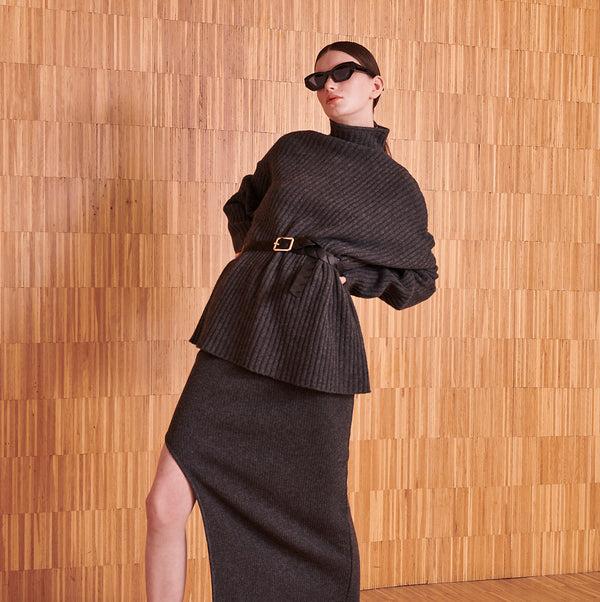 Piece Of White Candela Sweater Stone