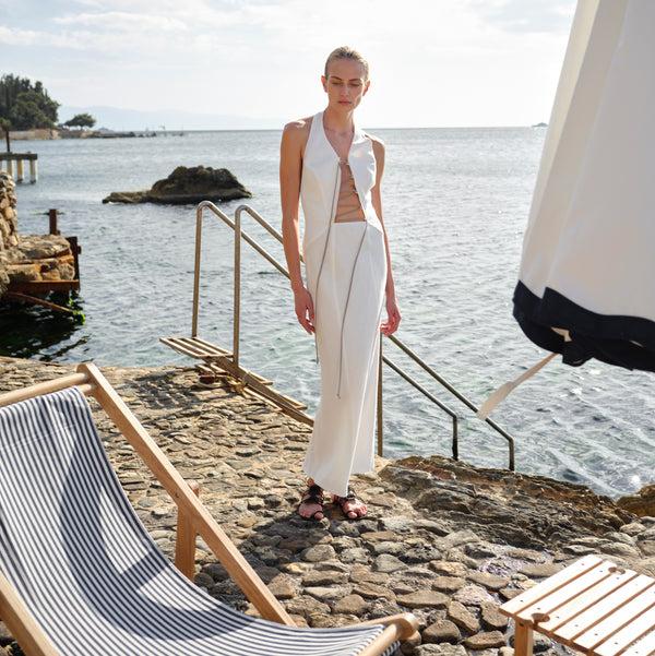 piece of white Diane Dress Coconut