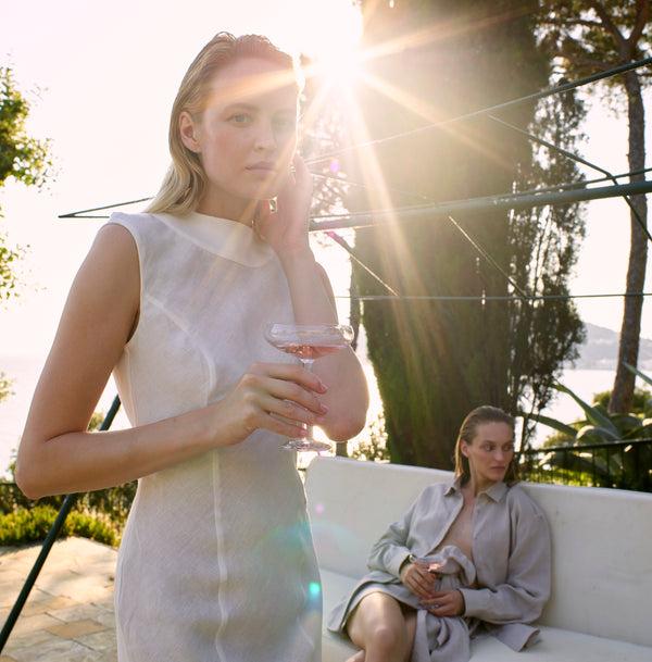 Piece Of White Georgia Dress Coconut