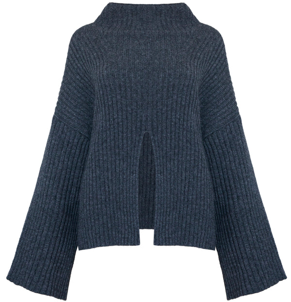 piece of white Gillian Sweater Stone