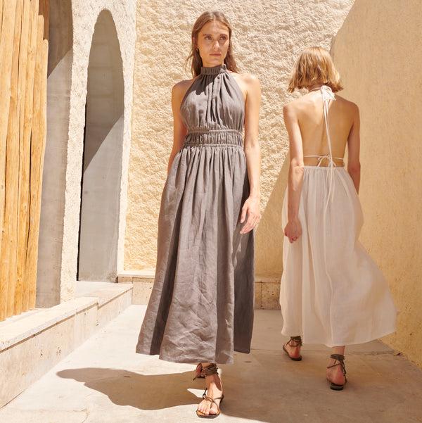 Piece Of White Giuliana Dress Stone