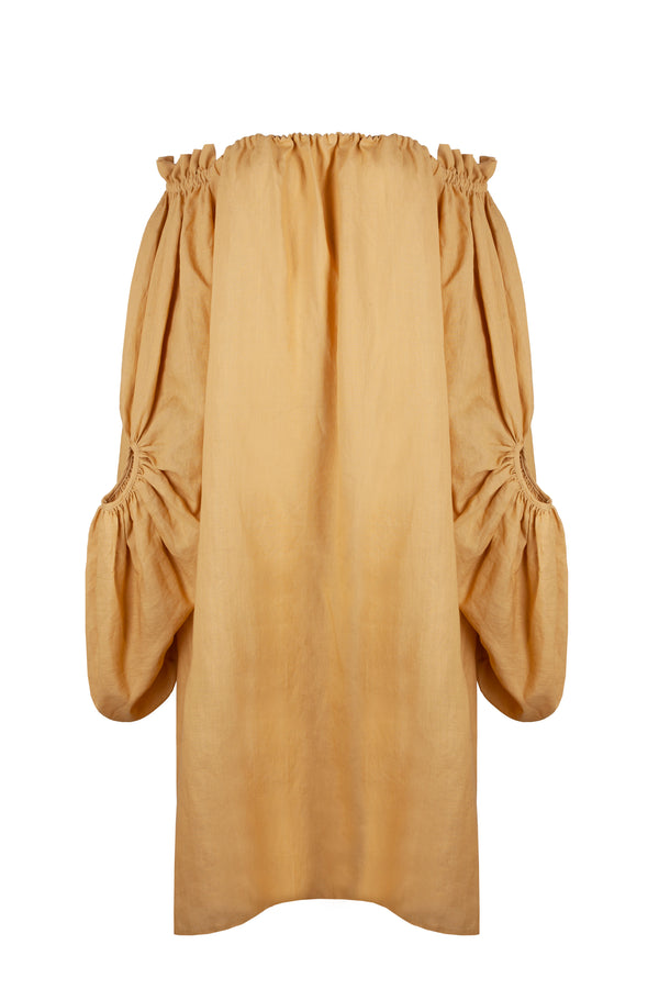 Piece Of White Kendra Dress Mustard