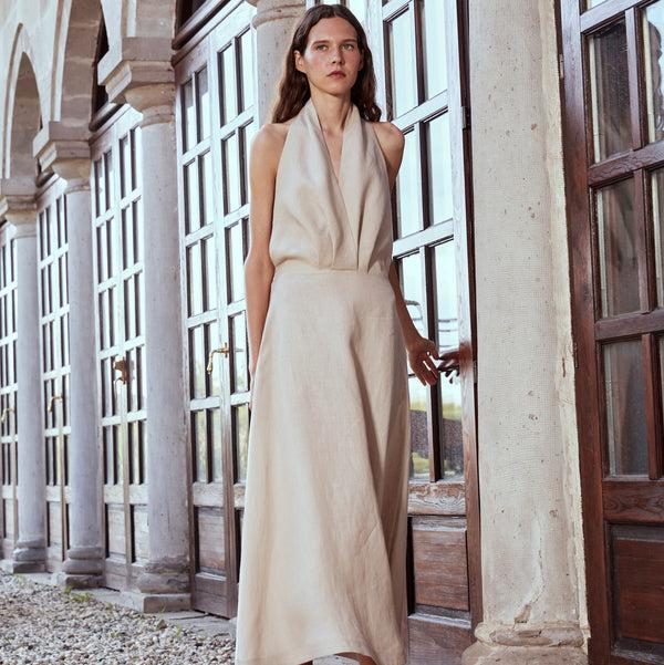 piece of white Leyla Dress Peanut