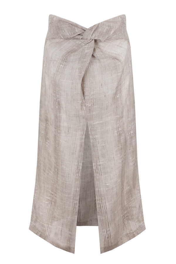 Piece Of White Magda Skirt Biscotti