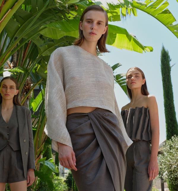 Piece Of White Maya Top Biscotti