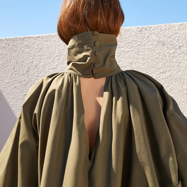 Piece Of White Miranda Dress Khaki