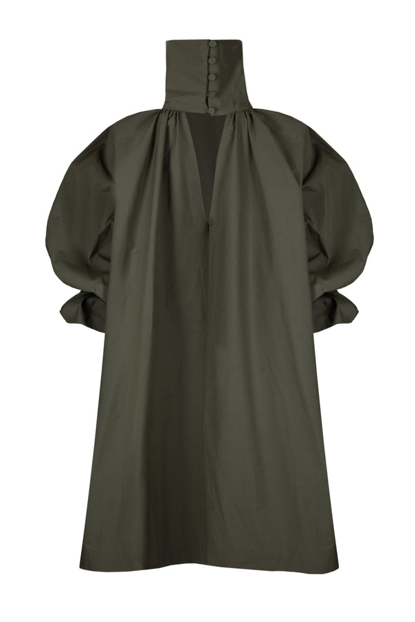 Piece Of White Miranda Dress Khaki