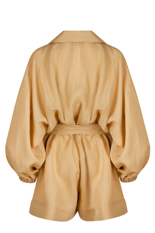 Piece Of White Noemi Jumpsuit Mustard