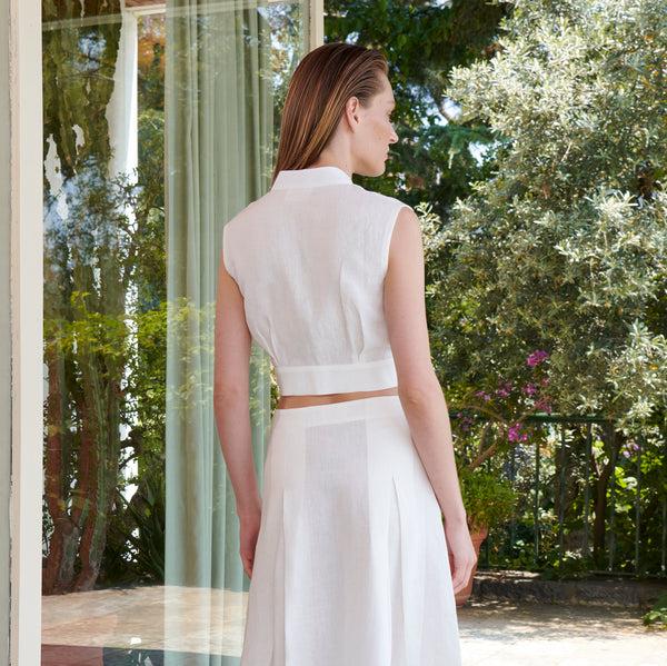 Piece Of White Paulina Top Coconut