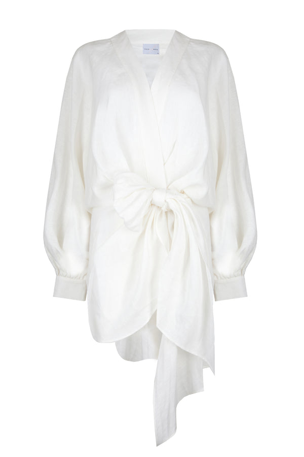 Piece Of White Peony Dress Coconut