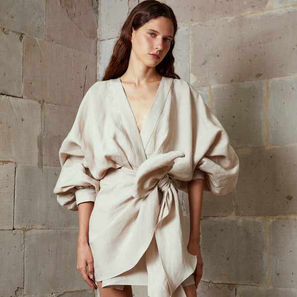 piece of white Peony Dress Peanut