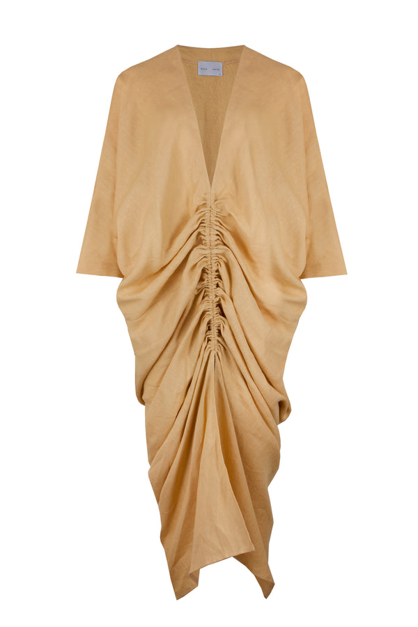Piece Of White Rafaella Dress Mustard