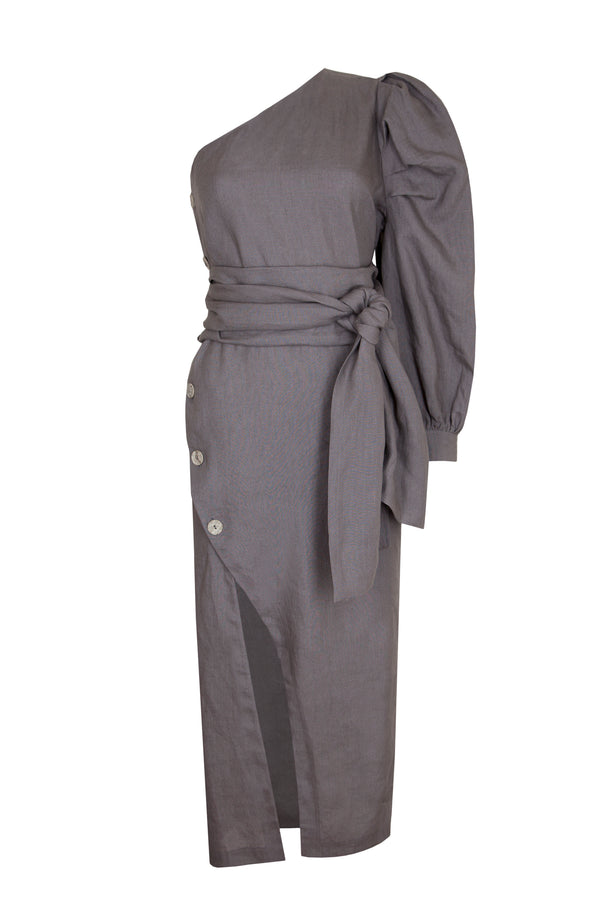 Piece Of White Rhea Dress Stone