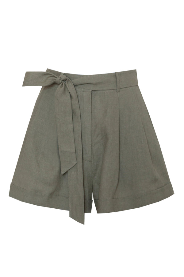 Piece Of White Riviera Shorts Olive