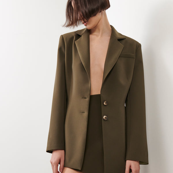 Piece Of White Robin Skirt Khaki