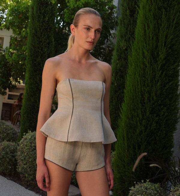 Piece Of White Ruby Shorts Oat