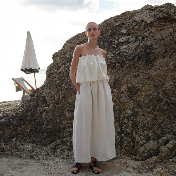 Piece Of White Sadie Dress Coconut