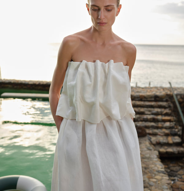 Piece Of White Sadie Dress Coconut