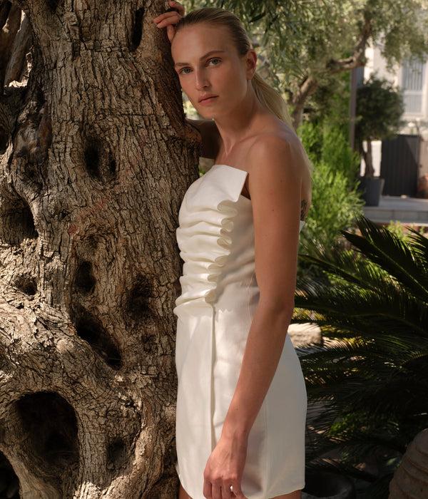 Piece Of White Sloane Dress Coconut