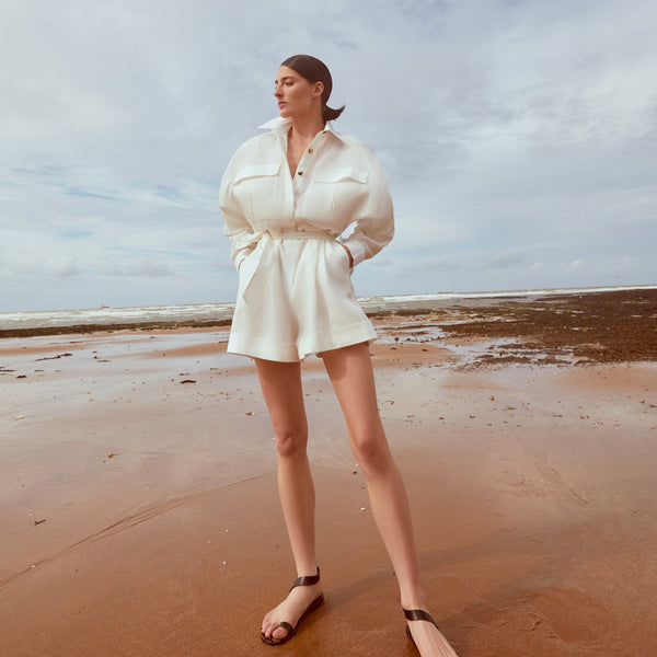 piece of white Soleil Jumpsuit Coconut