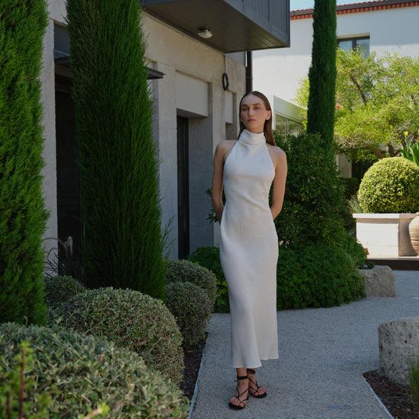 piece of white Tina Dress Coconut