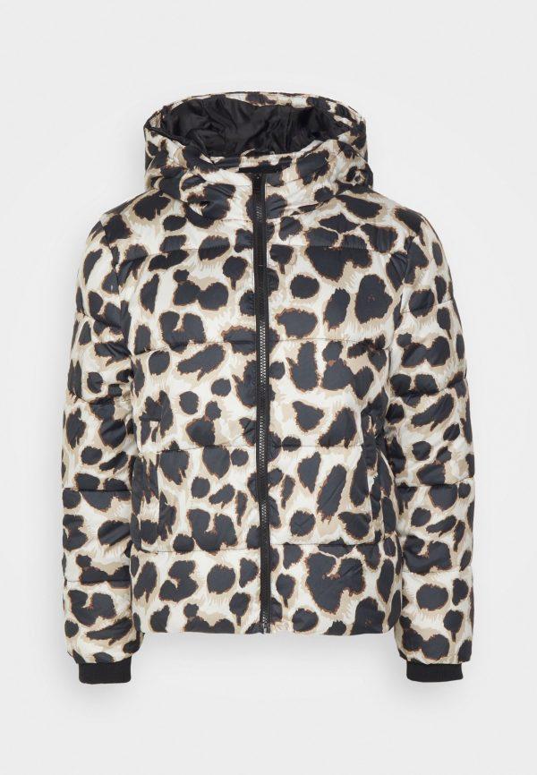 Pieces Petite PCBEE PRINT PUFFER – Winter Jacket Pieces Petite Featured