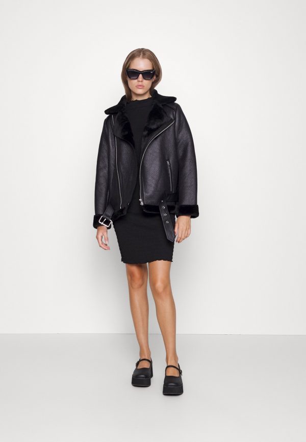 pieces petite PCDORA AVIATOR JACKET – Faux leather jacket Pieces Petite Best Choice