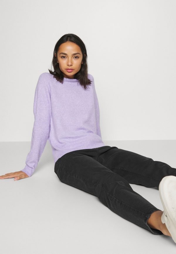 Pieces Petite PCKESIA MOM ANK – Straight Leg Jeans Pieces Petite Best Quality