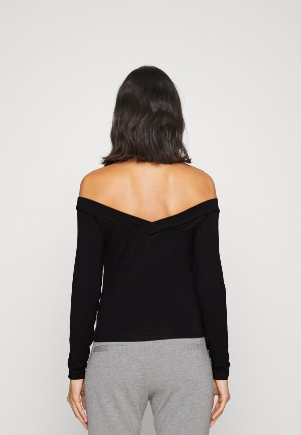 Pieces Petite PCMALIVA V NECK – Long Sleeved Top Pieces Petite Cheap