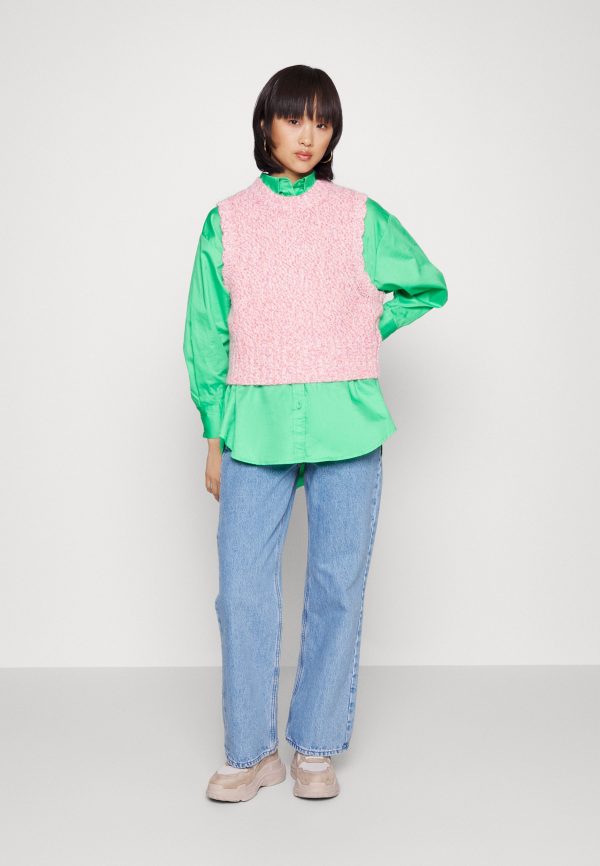 pieces petite PCNORI O NECK VEST – Jumper Pieces Petite Clearance