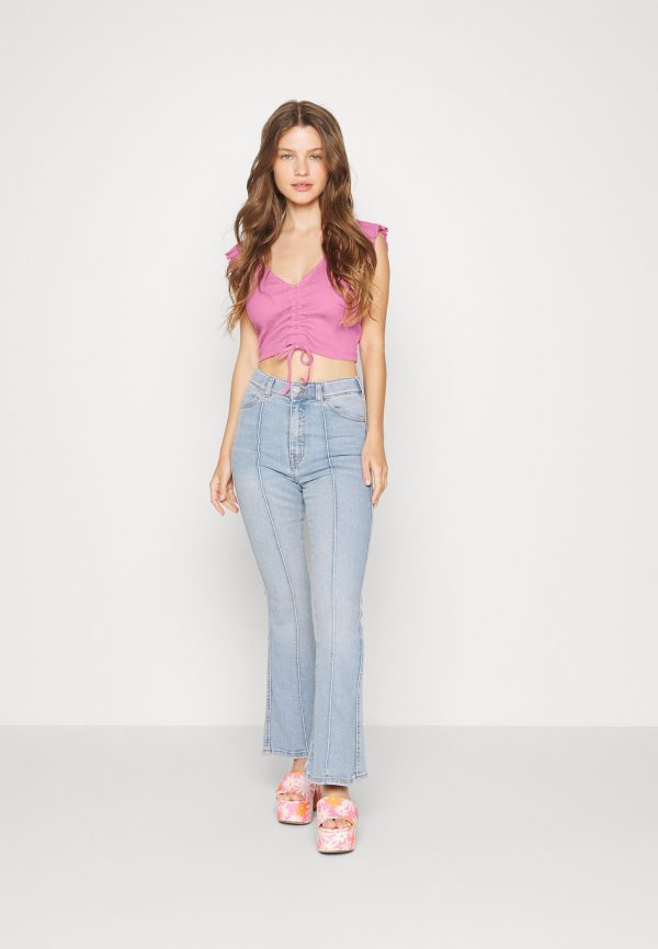 pieces petite PCTEGAN CROP TIE – Print T-shirt Pieces Petite Special Style