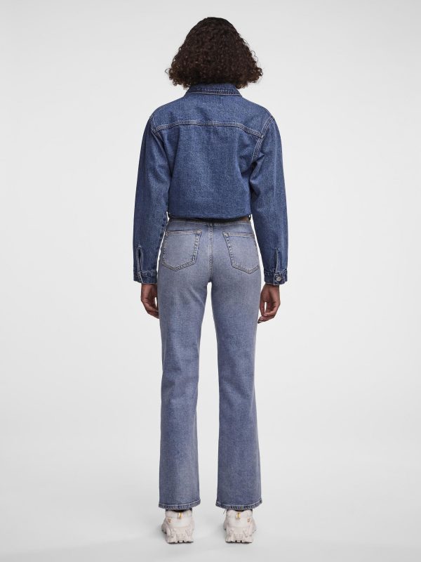 pieces petite Pieces Bargain Sale PCHOLLY HW WIDE LEG JEANS