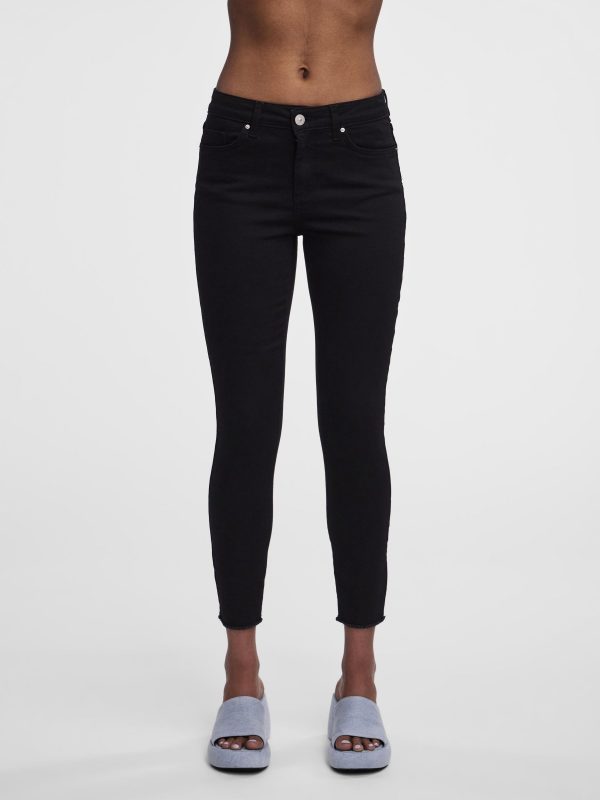 Pieces Petite Pieces Best Price PCDELLY MW SKINNY FIT JEANS