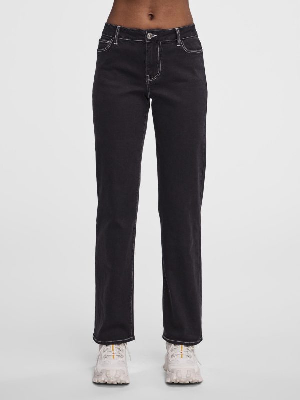 Pieces Petite Pieces Best Price PCJOELLA MW STRAIGHT FIT JEANS