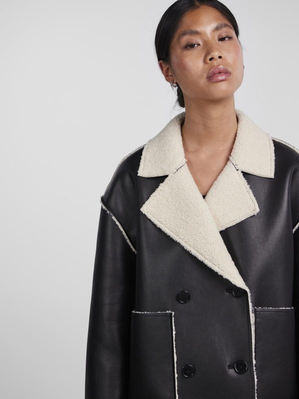 Pieces Petite Pieces Discounts PCFRANNY FAUX LEATHER JACKET