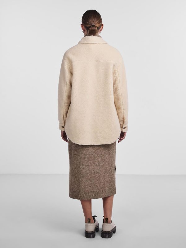 pieces petite Pieces Excellent Quality PCNILA TEDDY JACKET