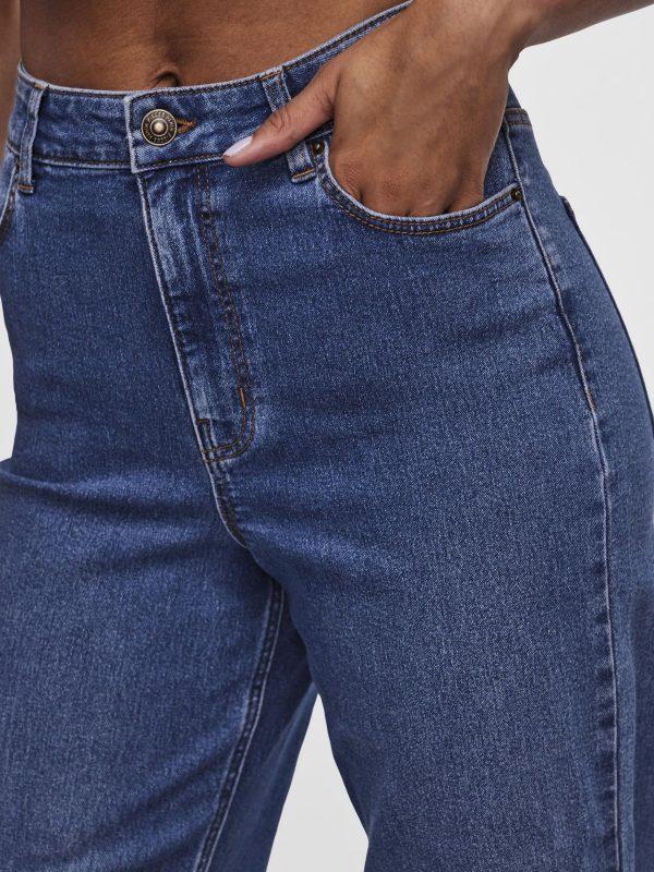 Pieces Petite Pieces Fashion PCPEGGY HW WIDE LEG JEANS