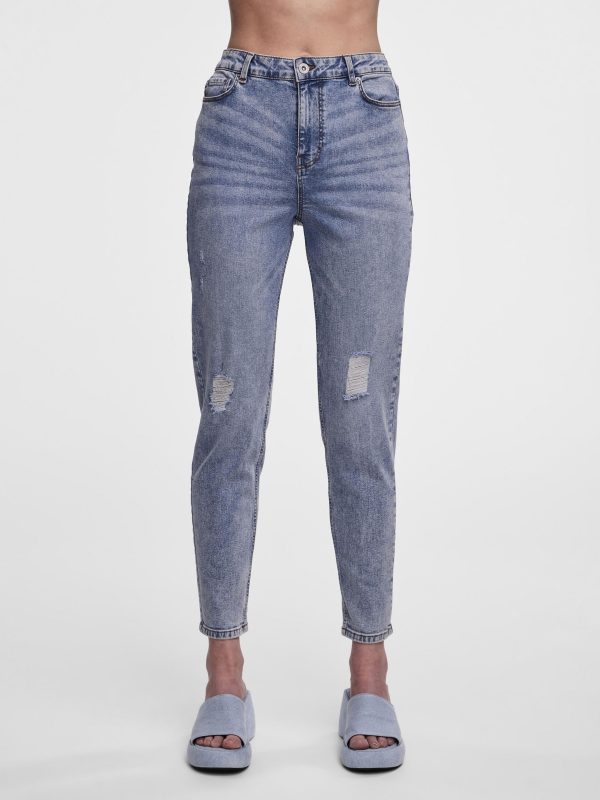 Pieces Petite Pieces Fashionable PCKESIA HW MOM JEANS