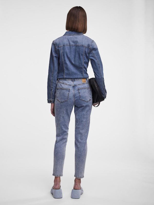 pieces petite Pieces Fashionable PCKESIA HW MOM JEANS